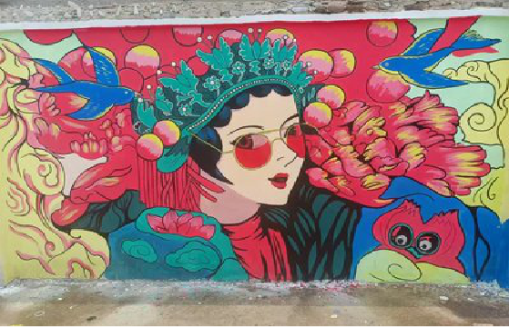  玉环墙体彩绘-网红墙