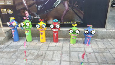  玉环商业区彩绘