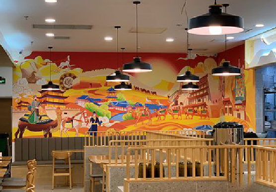 玉环商业空间彩绘介绍。